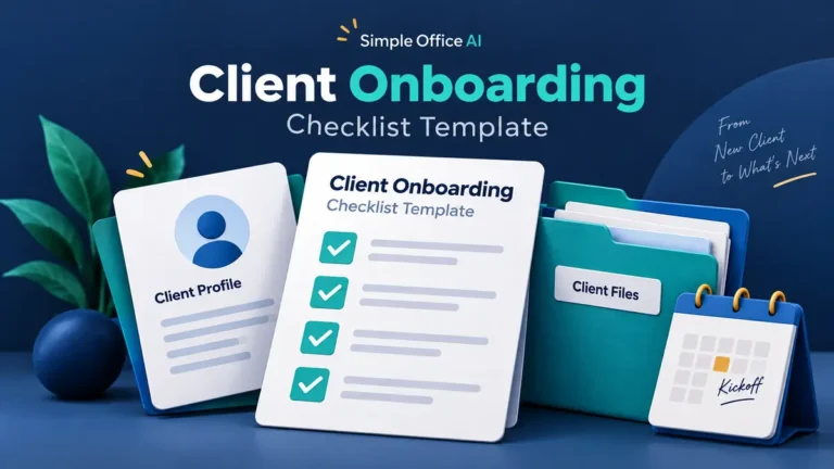 Client Onboarding Checklist Template for Small Business