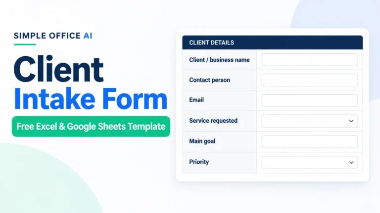 Client Intake Form Template for Small Business (+ Free Template)
