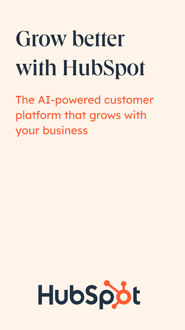 HubSpot CRM customer records and sales interface